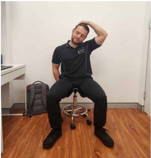 Seated Lateral Flexion Stretch